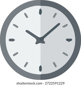 Analoge Wanduhr-Zeitgrafik