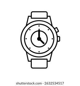 Reloj analógico con números romanos