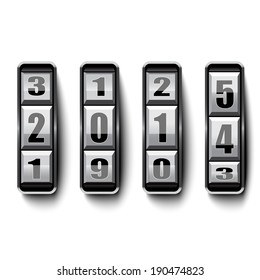 Analog year counter