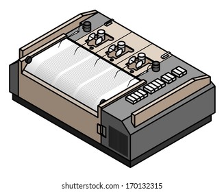 An Analogue Seismometer.