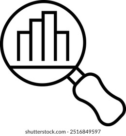 Analysics icon design for personal commercial use