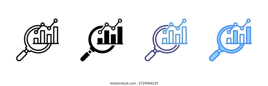 Analysing icon set multiple style collection