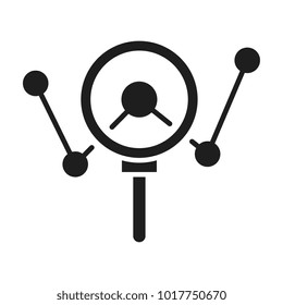 analysing vector icon
