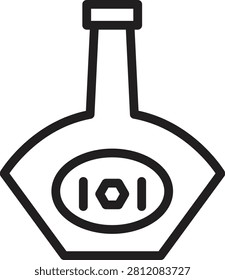 Analysis Beaker Biology Line Icon