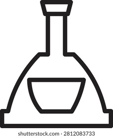 Analysis Beaker Biology Line Icon