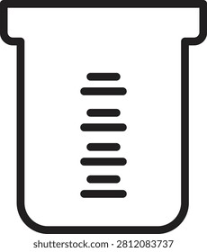 Analysis Beaker Biology Line Icon