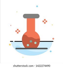 Analysis, Biochemistry, Biology, Chemistry Abstract Flat Color Icon Template