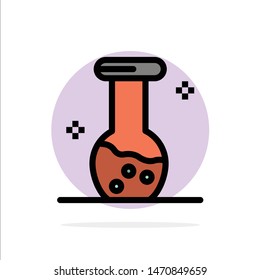 Analysis, Biochemistry, Biology, Chemistry Abstract Circle Background Flat color Icon. Vector Icon Template background