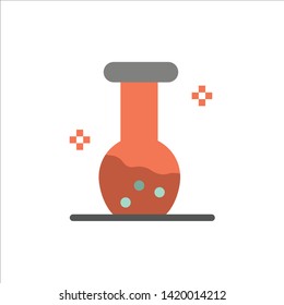 Analysis, Biochemistry, Biology, Chemistry  Flat Color Icon. Vector icon banner Template