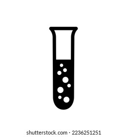 Analysis black icon. Vector element on white background. Best for print, package, mobile apps, UI and web design.