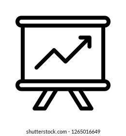 analysis board line icon