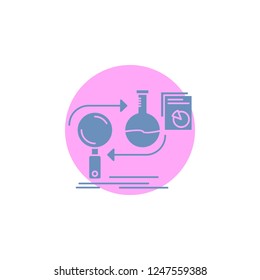 Analysis, business, develop, development, market Glyph Icon.
