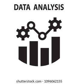 Analysis chart data growth increase line seo icon vector illustration.