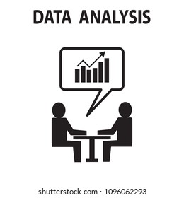 Analysis chart data growth increase line seo icon vector illustration.