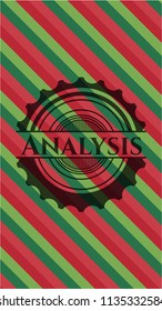 Analysis christmas emblem.