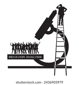 Analysis of crowd behavior through detailed examinations at the microscope level.