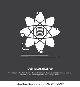 Analysis, data, information, research, science Icon. glyph vector symbol for UI and UX, website or mobile application