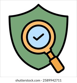 Analysis Defense Icon Element For Design