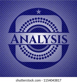 Analysis denim background