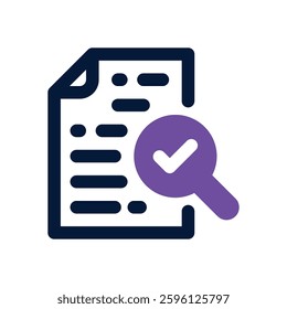 analysis dual tone icon. Sleek and modern vector icon for websites, mobile apps, marketing materials, and corporate design. Fully scalable and ready to use.