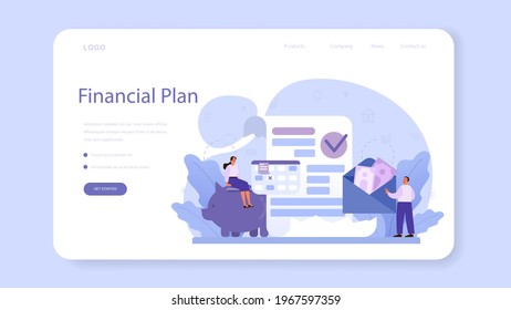 Análisis de banner web o página de inicio de actividades financieras.