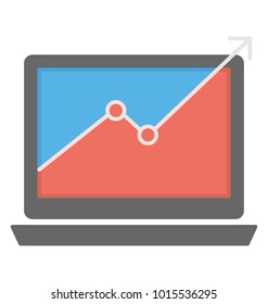 
Analysis, flat icon statistics 
