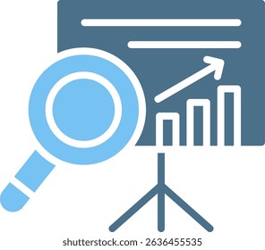 Analysis Glyph Two Colour Icon