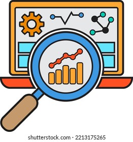 Analysis Or HR Analytics Aka People Analytics For Human Resource Vector Illustration