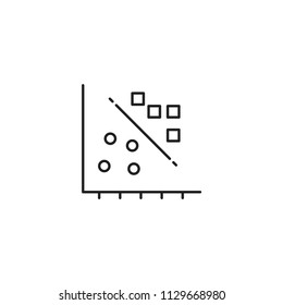 Analysis icon. Chart symbol modern, simple, vector, icon for website design, mobile app, ui. Vector Illustration