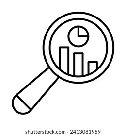 Analysis Icon Design For Personal And Commercial Use.