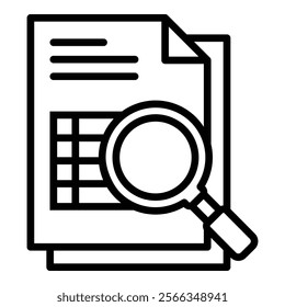 Analysis Icon Element For Design