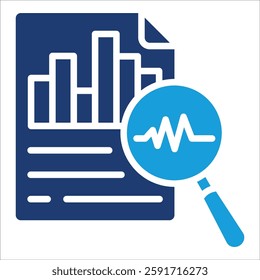 Analysis Icon Element For Design