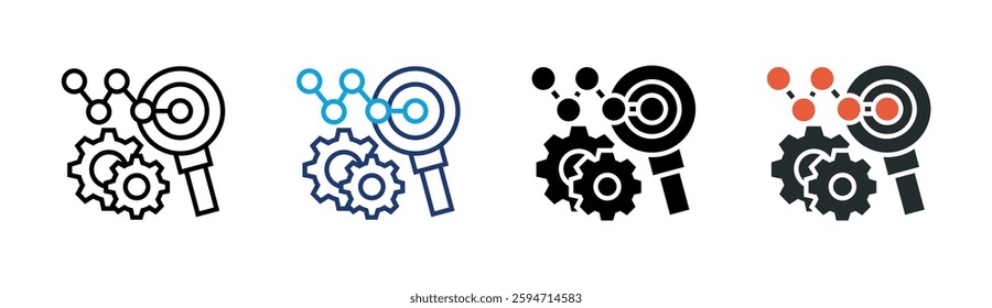 Analysis Icon Element For Design