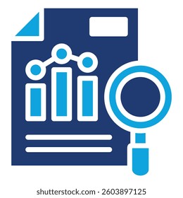 Analysis Icon Element For Design