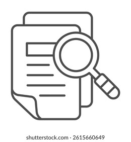 Analysis Icon Element For Design