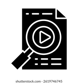 Analysis Icon Element For Design