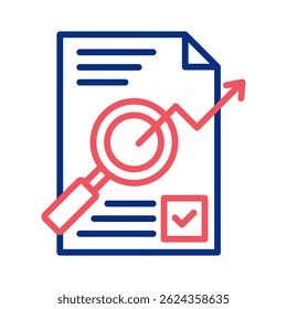 Analysis Icon Element For Design