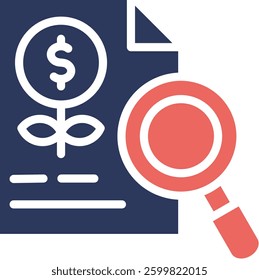 Analysis Icon Element For Design And Vector