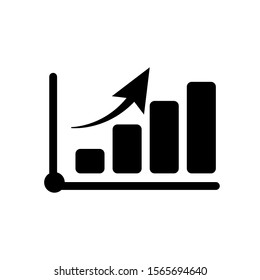 Analysis icon, graph, statistics . Design template vector illustration
