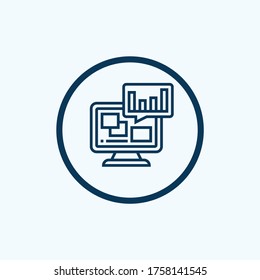 analysis icon isolated on white background from tab bar and settings collection. analysis icon trendy and modern analysis symbol for logo, web, app