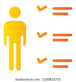 Analysesymbol mit isolierter Vektorgrafik und transparentem Hintergrund