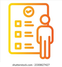 Analysesymbol mit isolierter Vektorgrafik und transparentem Hintergrund