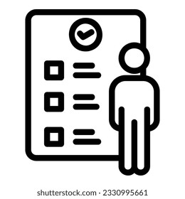 analysis icon with isolated vektor and transparent background