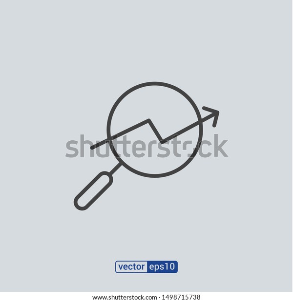 Analysis Icon Line Symbols Editable Stroke Stock Vector (Royalty Free ...