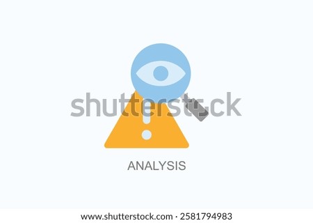 Analysis Icon Or Logo Isolated Illustration