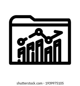 Analysesymbol oder Logo einzeln auf Zeichensymbolen, Vektorgrafik - qualitativ hochwertige Vektorsymbole mit schwarzem Hintergrund
