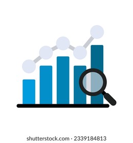 Analysis icon. sign for mobile concept and web design. vector illustration