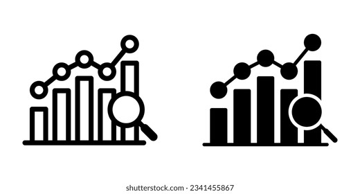 Analysis icon. sign for mobile concept and web design. vector illustration