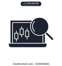 analysis icon symbol template for graphic and web design collection logo vector illustration