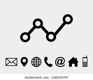 Analysis icon symbol vector for web